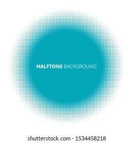 Abstract halftone background, on white backdrop