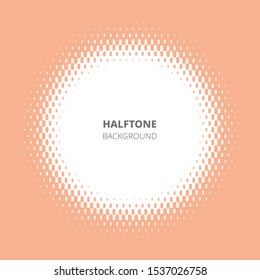Abstract halftone background, on white  backdrop