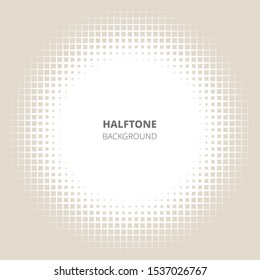 Abstract halftone background, on white  backdrop