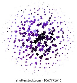 Abstract halftone background pattern. Colorful star vector line illustration
