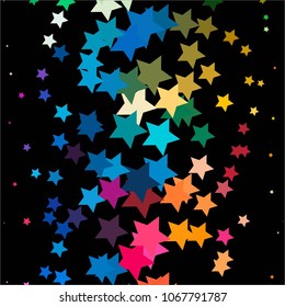 Abstract halftone background pattern. Colorful star vector line illustration
