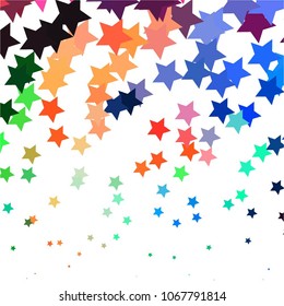 Abstract halftone background pattern. Colorful star vector line illustration
