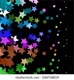 Abstract halftone background pattern. Colorful star vector line illustration
