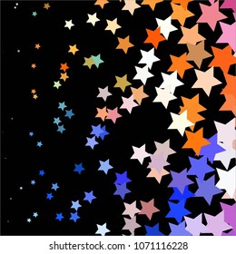Abstract halftone background pattern. Colorful star vector line illustration
