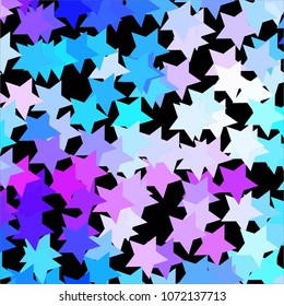 Abstract halftone background pattern. Colorful star vector line illustration
