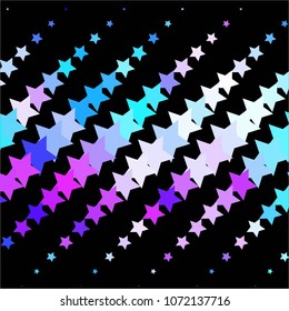 Abstract halftone background pattern. Colorful star vector line illustration
