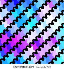 Abstract halftone background pattern. Colorful star vector line illustration
