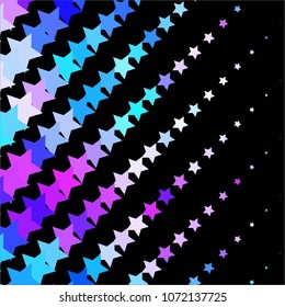 Abstract halftone background pattern. Colorful star vector line illustration
