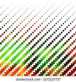 Abstract halftone background pattern. Colorful star vector line illustration
