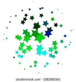 Abstract halftone background pattern. Colorful star vector line illustration
