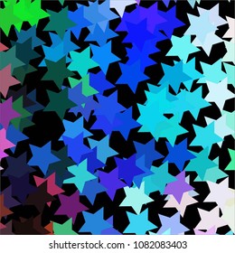 Abstract halftone background pattern. Colorful star vector line illustration
