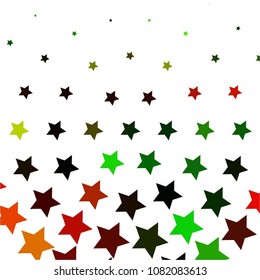 Abstract halftone background pattern. Colorful star vector line illustration
