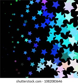 Abstract halftone background pattern. Colorful star vector line illustration
