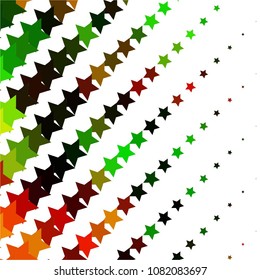 Abstract halftone background pattern. Colorful star vector line illustration
