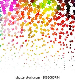 Abstract halftone background pattern. Colorful star vector line illustration
