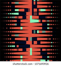 Abstract halftone background pattern. Geometric colorful vector line illustration