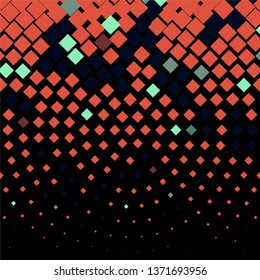 Abstract halftone background pattern. Geometric colorful vector line illustration
