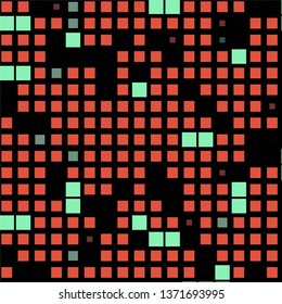 Abstract halftone background pattern. Geometric colorful vector line illustration