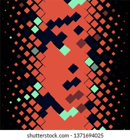 Abstract halftone background pattern. Geometric colorful vector line illustration