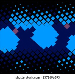 Abstract halftone background pattern. Geometric colorful vector line illustration