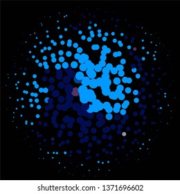 Abstract halftone background pattern. Geometric colorful vector line illustration