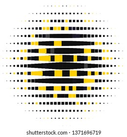 Abstract halftone background pattern. Geometric colorful vector line illustration