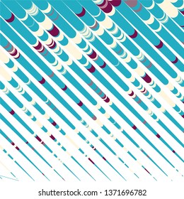 Abstract halftone background pattern. Geometric colorful vector line illustration