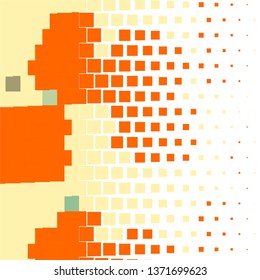 Abstract halftone background pattern. Geometric colorful vector line illustration