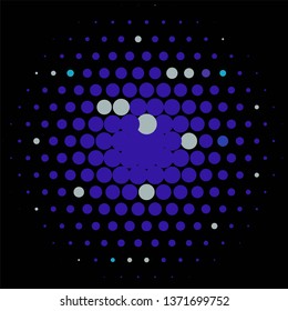 Abstract halftone background pattern. Geometric colorful vector line illustration
