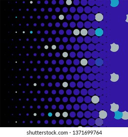 Abstract halftone background pattern. Geometric colorful vector line illustration