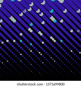 Abstract halftone background pattern. Geometric colorful vector line illustration