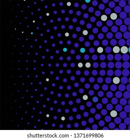 Abstract halftone background pattern. Geometric colorful vector line illustration