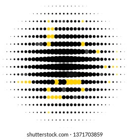 Abstract halftone background pattern. Geometric colorful vector line illustration