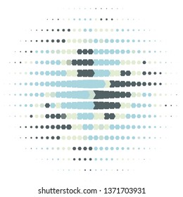 Abstract halftone background pattern. Geometric colorful vector line illustration