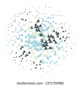 Abstract halftone background pattern. Geometric colorful vector line illustration