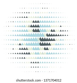 Abstract halftone background pattern. Geometric colorful vector line illustration