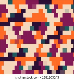 Abstract halftone background pattern. Geometric colorful vector line illustration