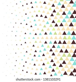 Abstract halftone background pattern. Geometric colorful vector line illustration