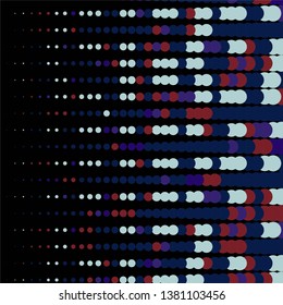 Abstract halftone background pattern. Geometric colorful vector line illustration