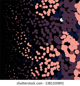 Abstract halftone background pattern. Geometric colorful vector line illustration