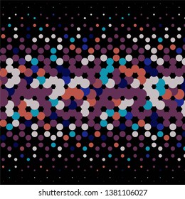 Abstract halftone background pattern. Geometric colorful vector line illustration