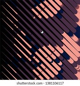 Abstract halftone background pattern. Geometric colorful vector line illustration