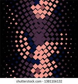 Abstract halftone background pattern. Geometric colorful vector line illustration