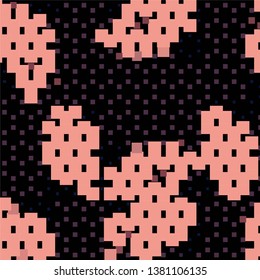 Abstract halftone background pattern. Geometric colorful vector line illustration