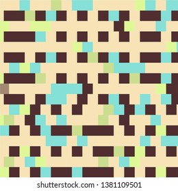 Abstract halftone background pattern. Geometric colorful vector line illustration