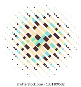 Abstract halftone background pattern. Geometric colorful vector line illustration
