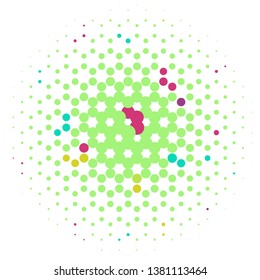 Abstract halftone background pattern. Geometric colorful vector line illustration