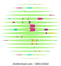 Abstract halftone background pattern. Geometric colorful vector line illustration