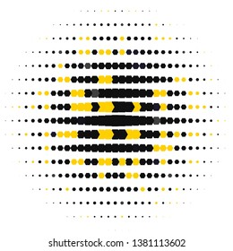 Abstract halftone background pattern. Geometric colorful vector line illustration