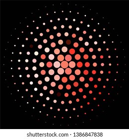 Abstract halftone background pattern. Geometric colorful vector line illustration